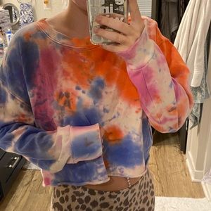 Cropped Tie Dye shirt